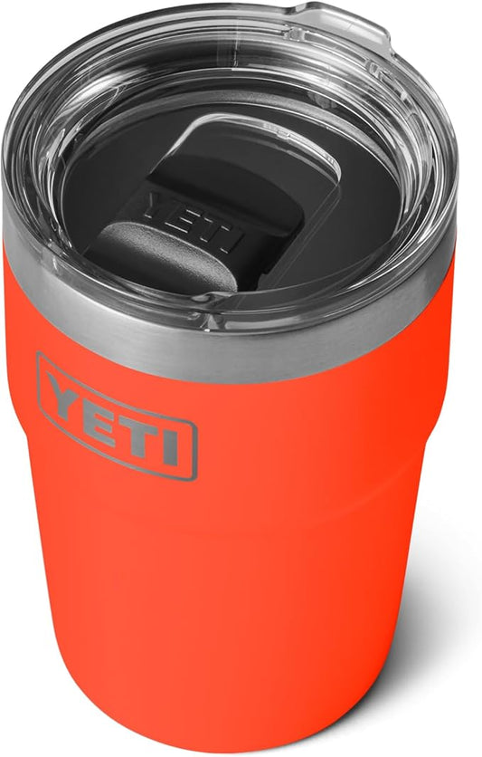 YETI Rambler 16 oz Stackable Tumbler, Vacuum Insulated, Stainless Steel with MagSlider Lid | Stackable, MagSlider Lid, Stackable, MagSlider Lid, Vacuum Insulated, Vacuum Insulated