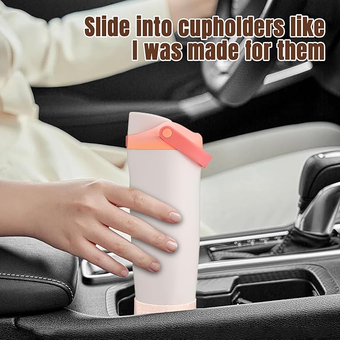 2PCS Silicone Boot Compatible with Owala 30oz & 40oz FreeSip Sway Bottles & Tumblers, Protective Anti-Slip Bottom Cover Sleeve for Freesip Sway Tumbler