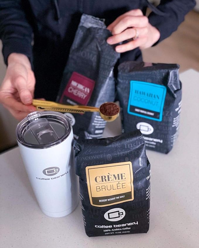 Creme Brulee Flavored Coffee, Specialty Arabica Coffee, Medium Roast, 12 ounce, Automatic Drip (Ground)