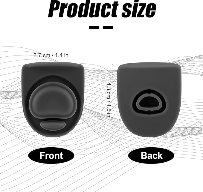 2pcs Water Bottle Top Lid Compatible with Owala FreeSip 24oz 32oz, Sealing Parts Replacement Stopper Silicone Plug Accessories for Owala Free Sip 19/24/32/40oz Seal Gasket Bottle Cap Mouth (Black)