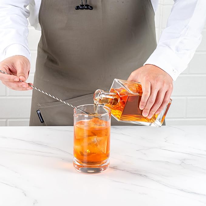 Restaurantware-12 Inch Bar Spoon, 1 Corkscrew Handle Cocktail Stirrer Spoon - Long, Commercial, Stainless Steel Cocktail Mixing Spoon, For Stirring And Mixing Cocktails For Professionals