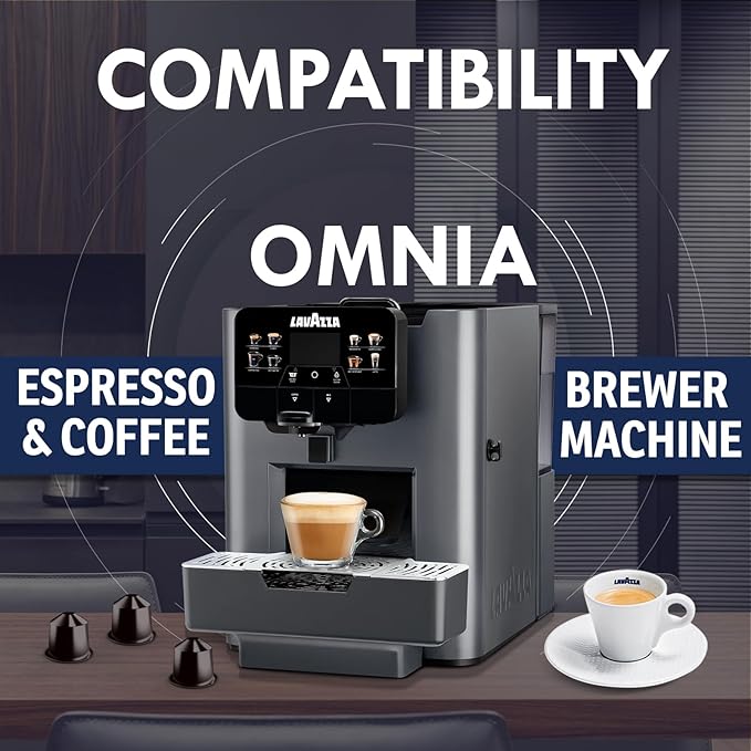 Lavazza Blue Coffee Capsules Variety Pack – 100 Count (50 Pods Each) – Includes Top Class & Caffè Crema Blends – Compatible with Lavazza LB Espresso Machines Only – Premium Italian Coffee