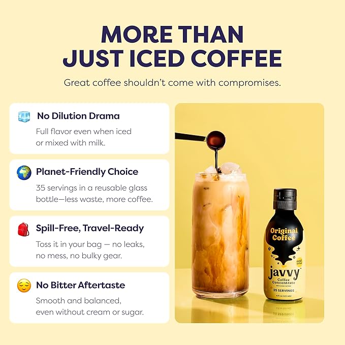 Coffee Concentrate - Cold Brew Coffee, Perfect for Hot or Iced Instant Coffees, Hot Drinks, Cold Brew Concentrate, 2 Pack - Original