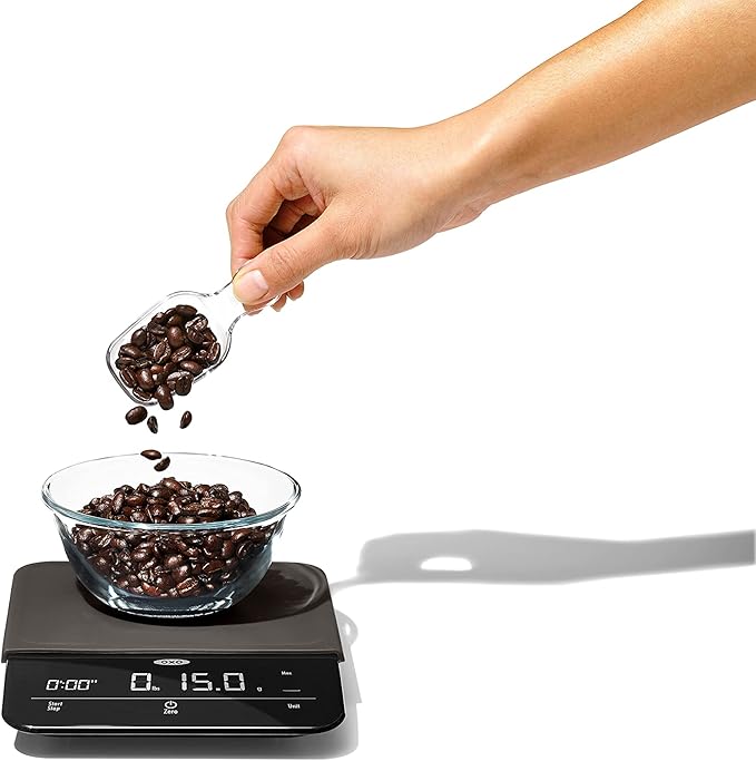 OXO Brew 6 Lb. Precision Coffee Scale with Timer, Black