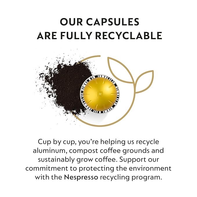 Nespresso Capsules Vertuo,Solelio,Mild Roast Coffee,30-Count Coffee Pods,Brews 7.8 oz.,(Pack of 2)