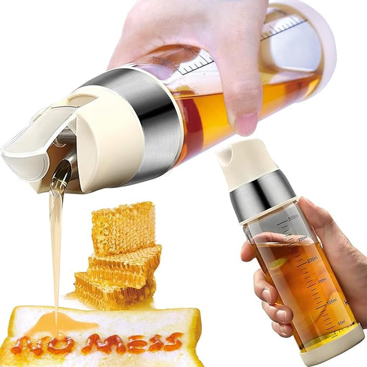Matifaner Honey Dispenser No Drip, Maple Syrup Bottle, Olive Oil Dispenser, Honey Jar with Stand, Beautiful Bottle Container, Perfect Honey Pot