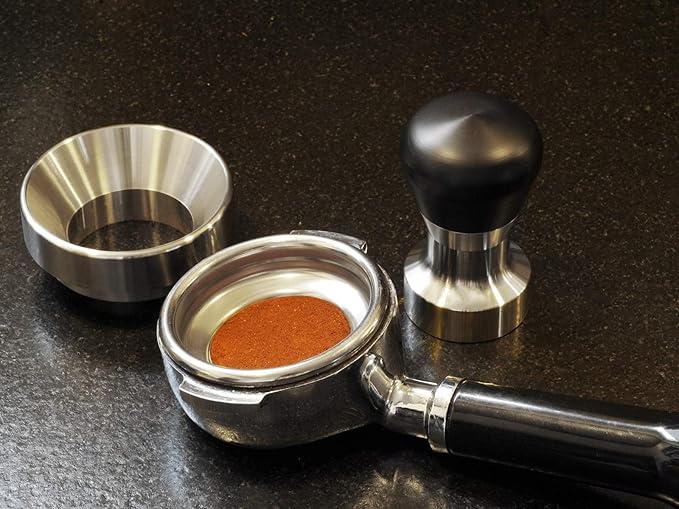 YOLOYO 41mm Dosing Funnel Specially for La Marzocco 1 Cup 7g Single Basket and VST 7g Basket, Precisely Manufactured Stainless Steel Espresso Dosing Funnel