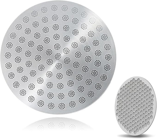Espresso Puck Screen 51mm, Coffee Filter Laser-cut Screen for Portafilter Basket 51mm