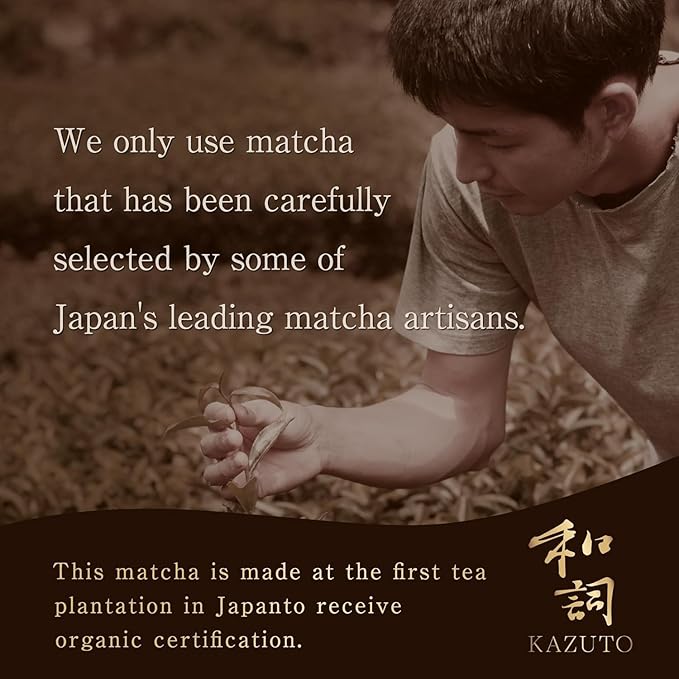 Kazuto Imperial Ceremonial Grade Matcha Green Tea Powder - Premium First Harvest Single Origin USDA Organic Gluten-Free Vegan, 100% Pure Unsweetened No Additives from Shizuoka 1.06oz