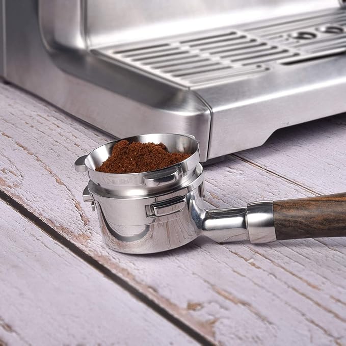 Hands-Free Dosing Funnel, MATOW 54mm Dosing Funnel with Grinder Trigger Compatible with Breville 54mm Portafilters