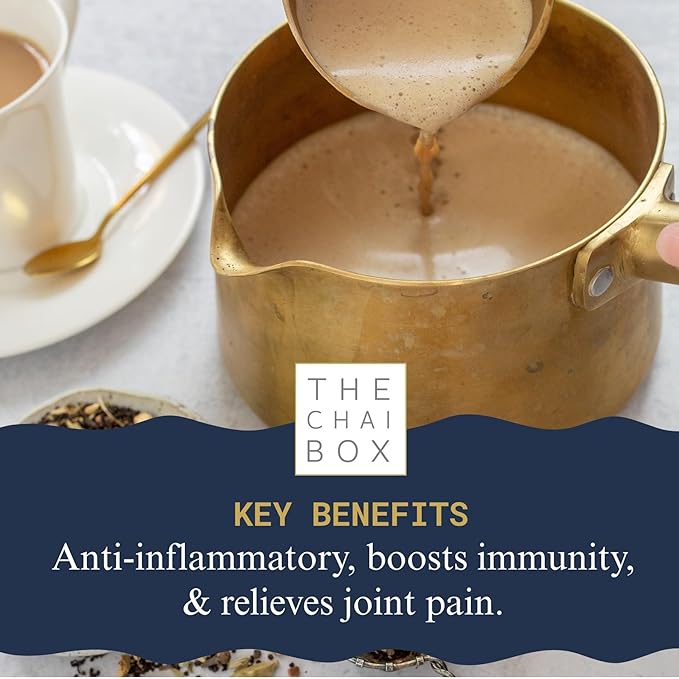 The Chai Box Loose Leaf Mango Tea - Featured in Oprah's Favorite Things | Caffeinated Black Tea with Mango,Coconut, Cinnamon & Clove ( Pack of 1) 2.5 oz | Makes 25 Cups | Small Batch Loose Leaf Tea with Whole, Premium Spices