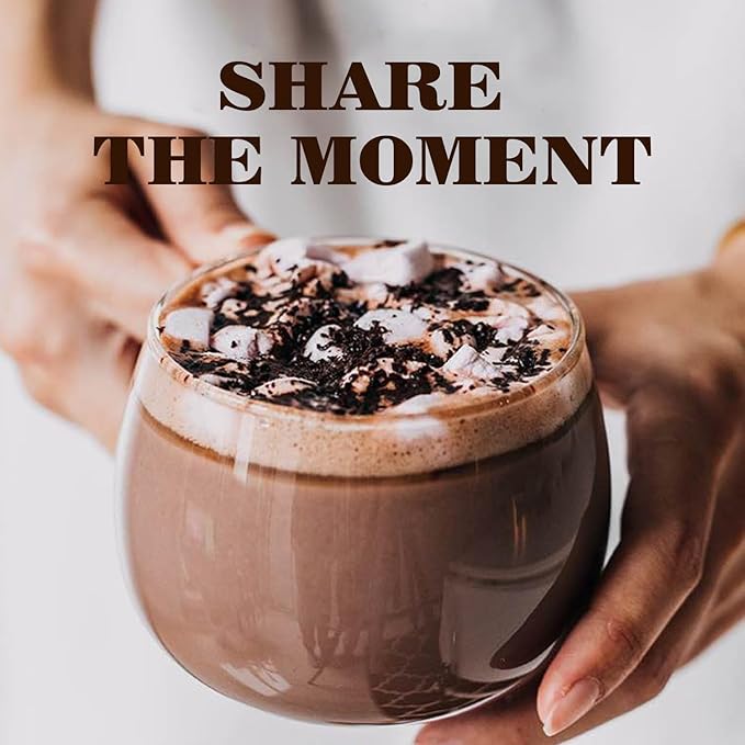 Mushroom Hot Chocolate Mix with Reishi, Mushroom Coffee Alternative Hot Cacao Powder for Energy, Mood and Immune System, Vegan Mushroom Supplement, 15 Servings, 11.1 Ounce