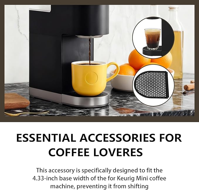 For Keurig Mini, Drip Tray Cover, Fit Snap-On Replacement Part, for Keurig Accessories for K-Mini Coffee Maker(Two-Piece)