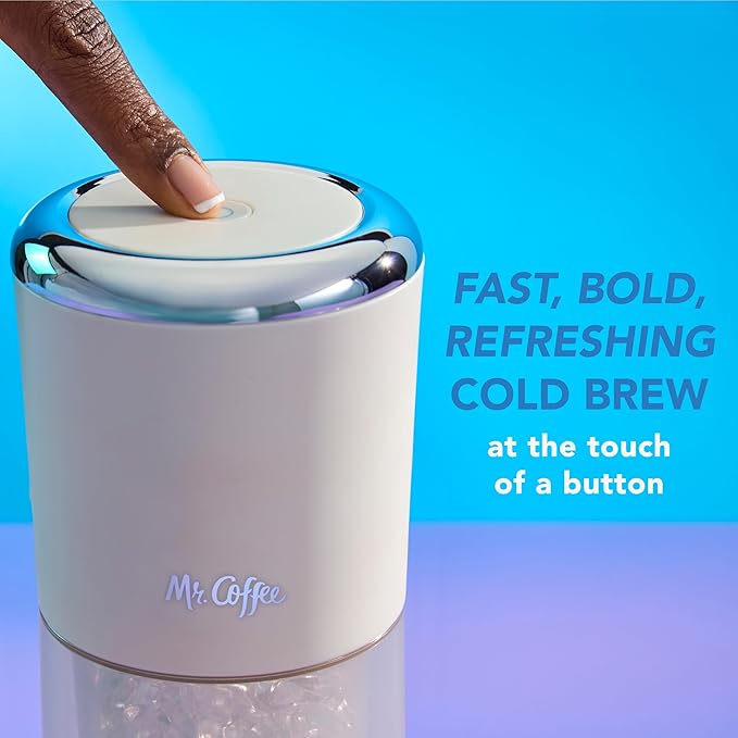 Mr. Coffee® Express Cold Brew Coffee Maker, 10-Minute Cold Brew Coffee Machine, Oat Milk
