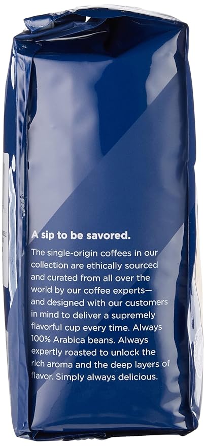 Amazon Fresh, Rwanda Ground Coffee, Light Roast, 12 Ounce (Pack of 3)
