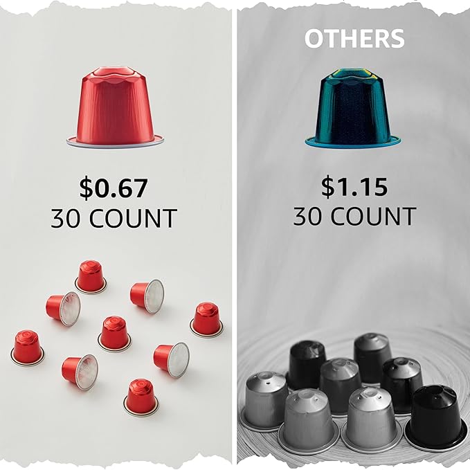 Cellini Caffè Melodico Aluminum Nespresso Pods, 120 Count, Dark Roast Coffee Capsules, 100% Nespresso Original Machine Compatible, Strong