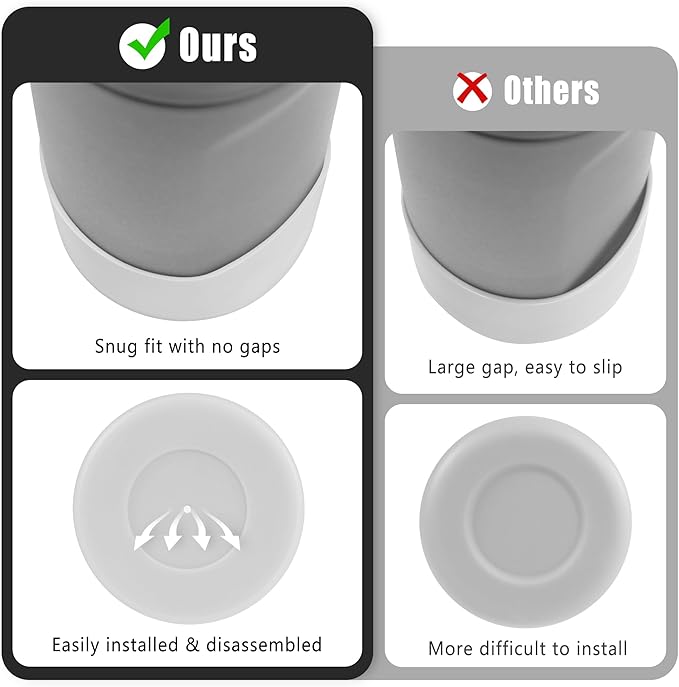 Mokoart Silicone Boot Compatible with Owala Kids Water Bottle 16/14 oz, Anti-Slip Rubber Bottom Protective Sleeve for Owala Kids FreeSip 16oz, Accessories for Owala Kids Flip 14oz