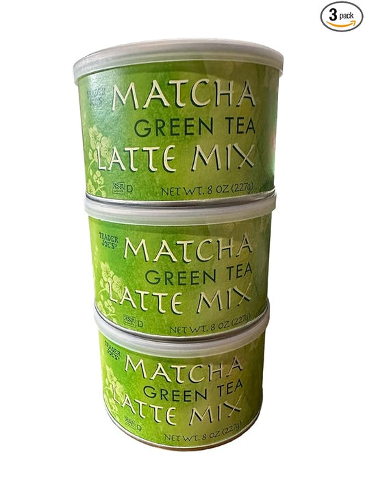 Trader Joe's Matcha Green Tea Latte Mix (Pack of 3)
