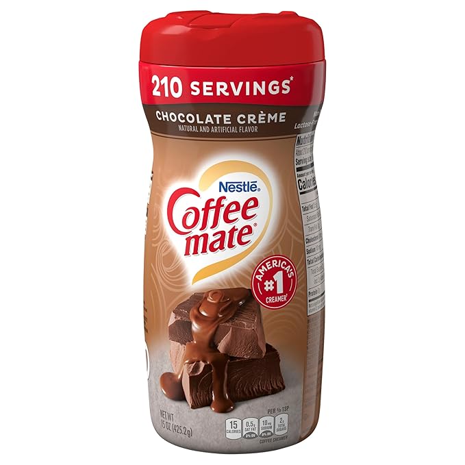 Coffee-mate Nestle Coffee Creamer Creamy Chocolate, 10.2 Ounce (Pack of 1), 11001398
