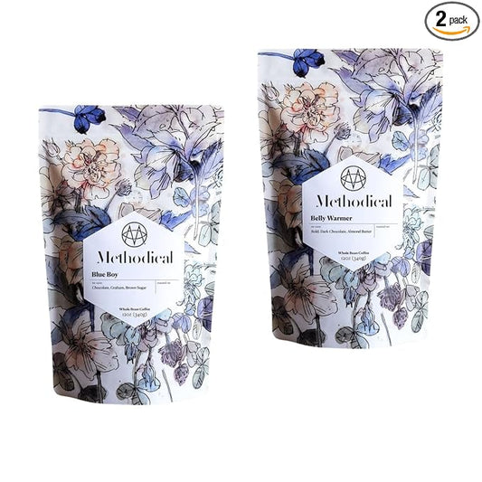 Bean Box Sampler - Roasted by Methodical Roasting, 2-Pack, Whole Bean Coffee, Gourmet Coffee
