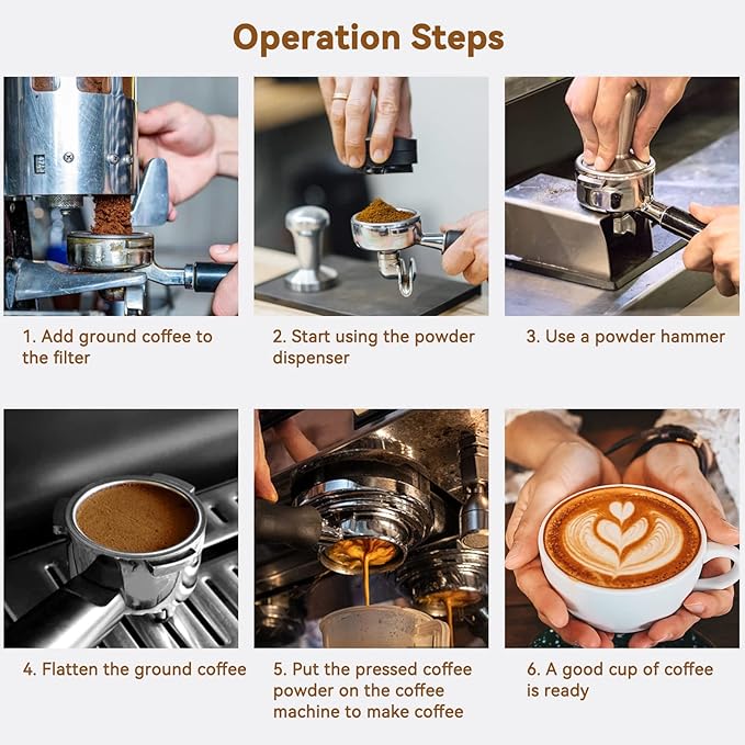 51mm Portafilter Filter Basket, 1-Cup Reusable Stainless Steel Coffee Filters Espresso Filter Basket Espresso Machine Accessories for Portafilter Coffee Machine
