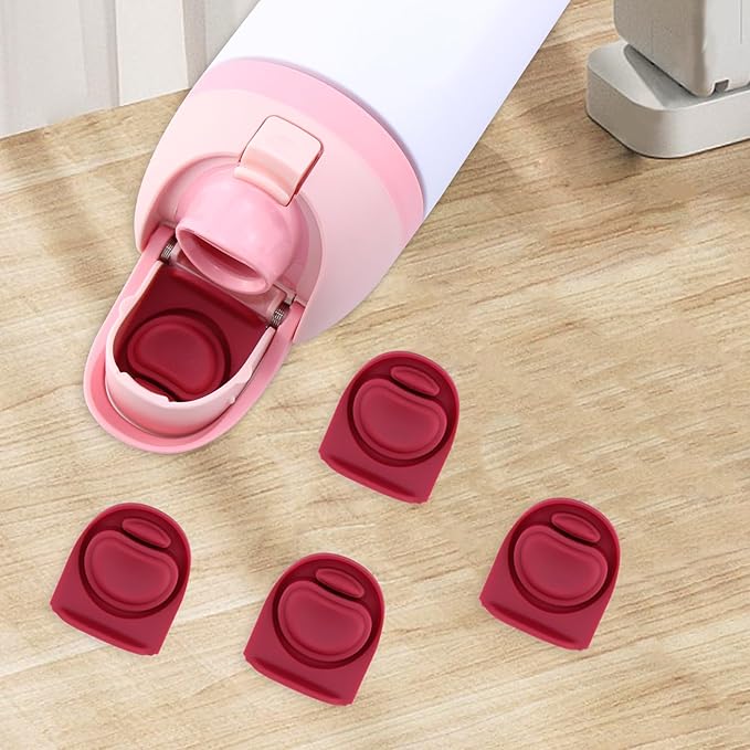 4 Pcs Replacement Rubber Seal Stopper Compatible with Owala FreeSip,Water Bottle Top Gasket Lid for Owala 16/19/24/32/40oz Bottle Mouth Cap Silicone Stoppers Parts Insert Accessories 2PB-1