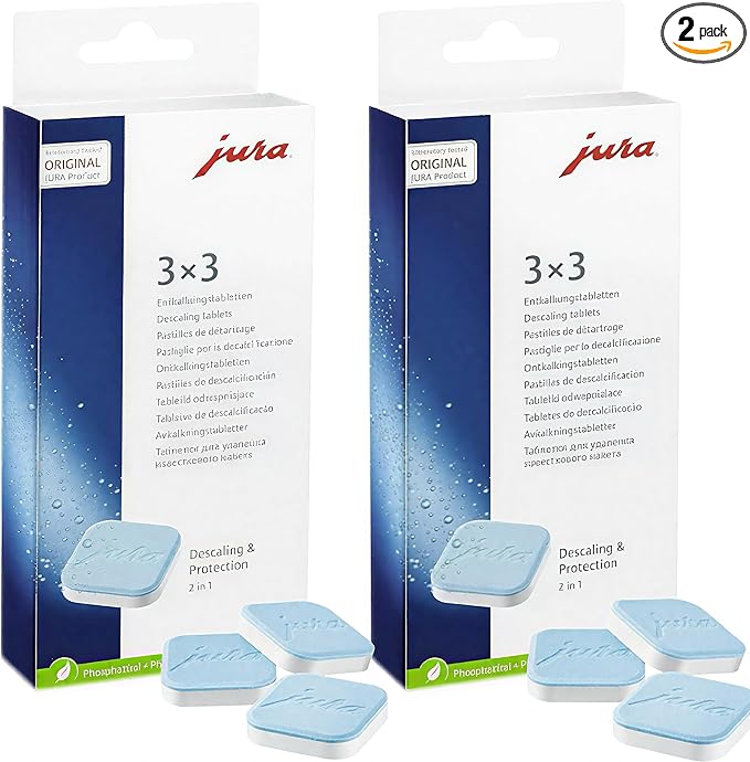 Decalcifying Tablets For All Coffee Machines, Powerful descaling, Fast Dissolution(Pack of 2)