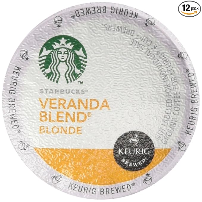 Starbucks Veranda Blend Blonde, K-Cup 12-count