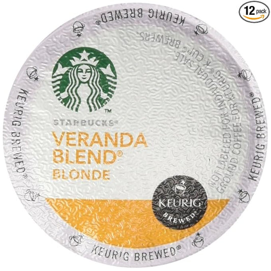 Starbucks Veranda Blend Blonde, K-Cup 12-count