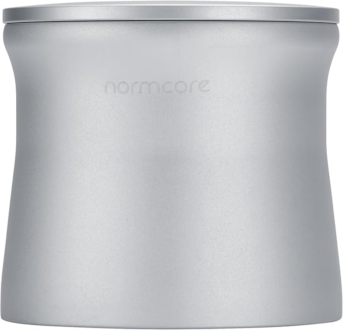 Normcore 58mm Magnetic Dosing Cup, Espresso Portafilter Dosing Cup, Barista Coffee Grinder Dosing Tools Fit 58mm Portafilter Basket, Anodized Aluminum, Silver