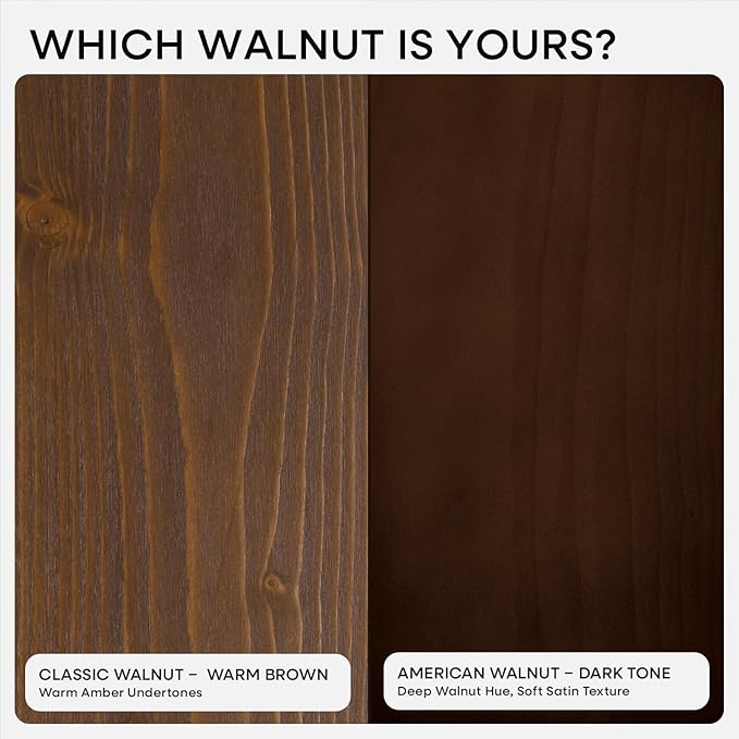 Homeforia Classic Walnut 30 inch Floating Shelf, High End Solid Real Wood Small 30inch Floating Shelves for Wall Mounted, 30in Floating Shelves, Heavy Duty Bracket, 30 X 6.5 X 1.75 inches, Set of 2