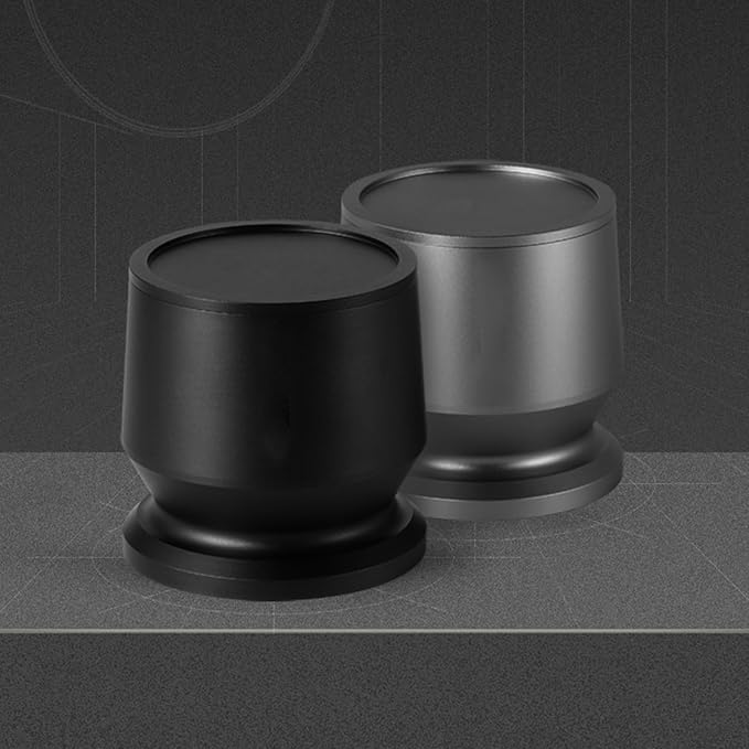 Aluminium Alloy Coffee Dosing Cup with Distribution Tool, Coffee Powder Receiver, Blinds Shaker for Portafilter