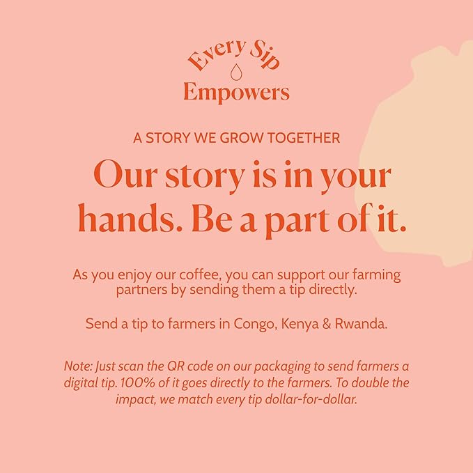 Kahawa 1893 Whole Bean Coffee Medium Roast Ethiopian Blend 12 Oz - As Seen on Shark Tank, High Antioxidants, Naturally Sweet, Organically Grown, Ethically & Sustainably Sourced