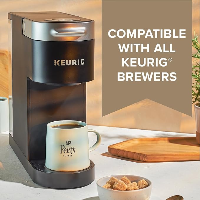 Peet's Coffee, Dark Roast Keurig K-Cup Pods, 100% Arabica Coffee - Major Dickason's Blend 32 Count (1 Box of 32 K-Cup Pods)