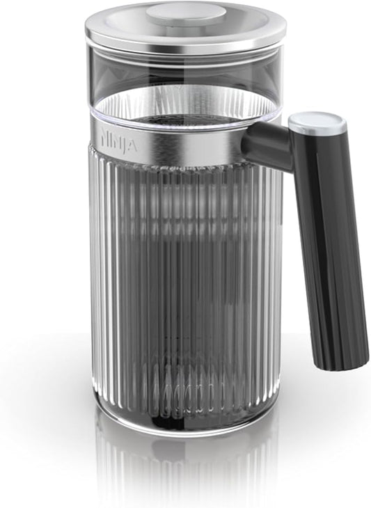 Ninja Luxe Café 28 oz. Shareable Pitcher, for Espresso and Coffee, Glass Carafe, Hot or Iced, Espresso Machine Accessories, XSKSHRBLEPTCHR
