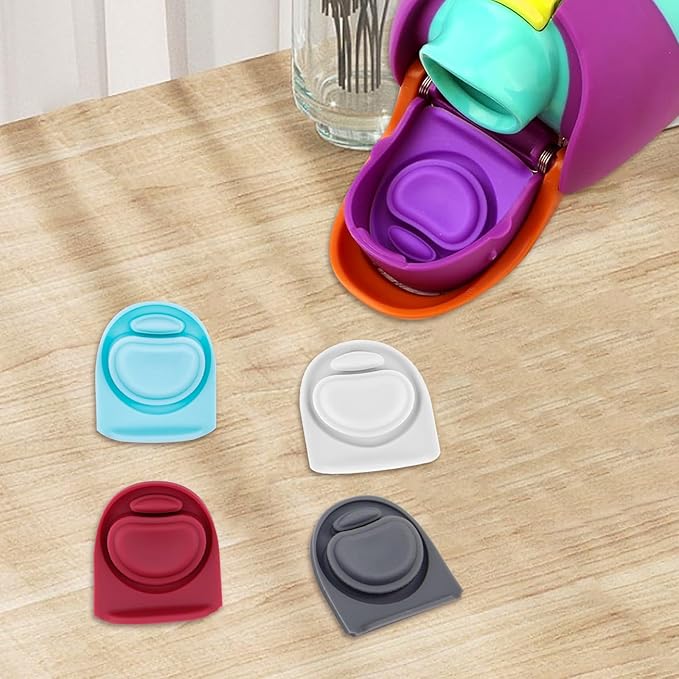 4 Pcs Replacement Stopper Compatible with Owala FreeSip 16oz 32oz,Water Bottle Top Gasket Lid for Owala 16/19/24/32/40oz Seal Mouth Cap Silicone Stopper Parts Insert Accessories(4 Colors 8)