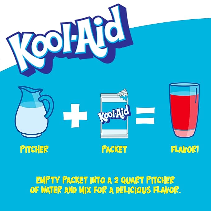 Kool-Aid Unsweetened Caffeine Free Mixed Berry Zero Calories Powdered Drink Mix 192 Count Pitcher Packets