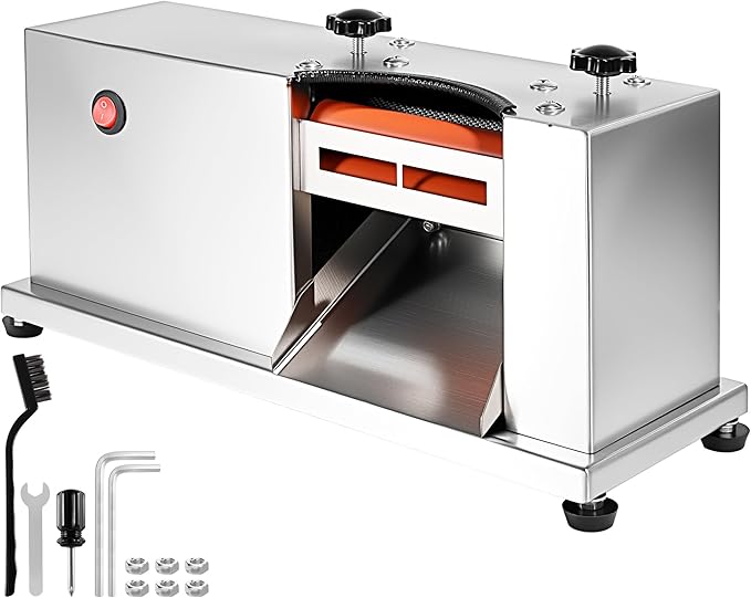 Electric Pea Sheller, Pea Sheller Machine for Kitchen, Stainless Steel Pea Peeler for Home Restaurant, Semi Automatic Bean Pea Sheller (110V)