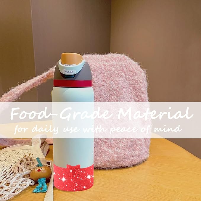 Silicone Bow Boot Water Bottles Accessories for Owala 32 oz WaterBottles