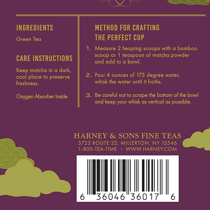 Harney & Sons Supreme Matcha, 80 gram tin, 2.82 ounces, Powdered Green Tea for Everyday, Matcha Lattes, Baking