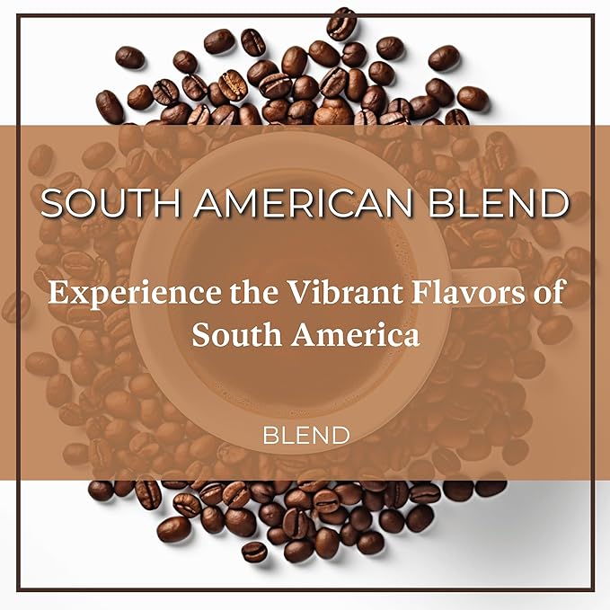 San Diego Coffee South American Blend, Medium Roast, Ground Coffee, 16-Ounce Bags (Pack of 2) Café molido tostado