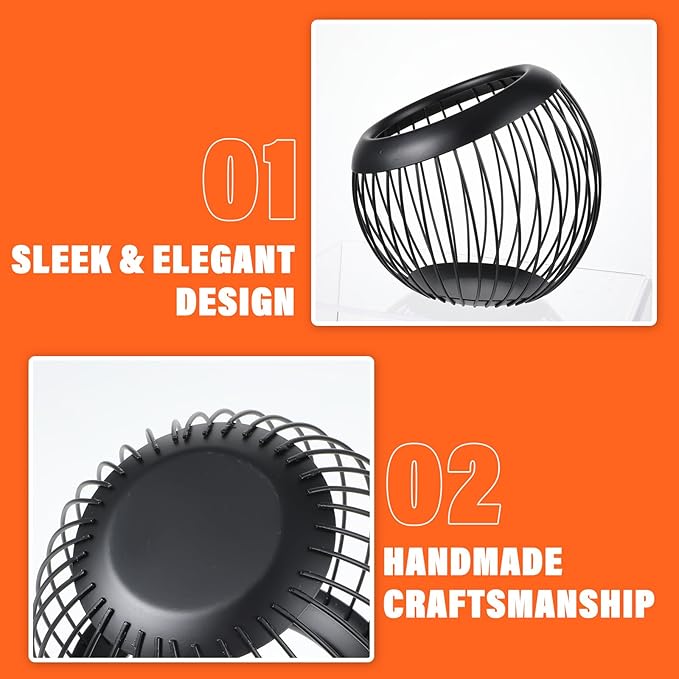 Coffee Pod Holders for Counter, Large Capacity Metal KCups Espresso Pod Keuring Kcup Storage Capsure Baskets, Coffee Bar Organizer Espresso Capsule Storage Bar Station Accessories (Black)