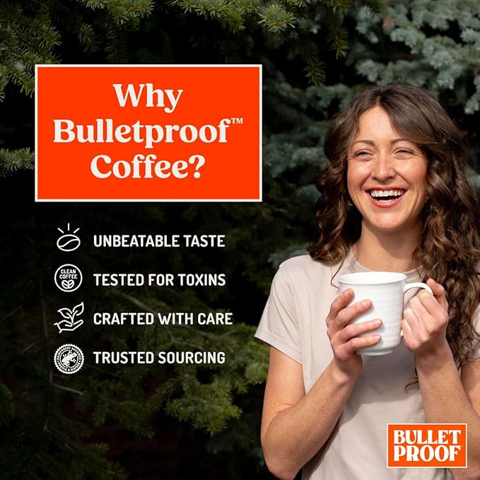 Bulletproof The Mentalist Medium-Dark Roast Ground Coffee, 12 Ounces (Pack of 3), 100% Arabica Beans, Clean Coffee Tested for Toxins, Packaging May Vary