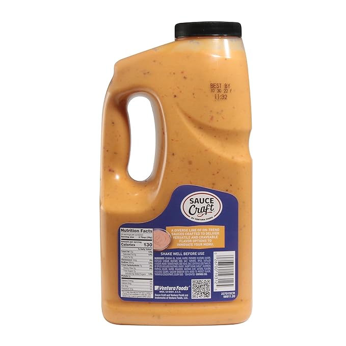 Ventura Foods LLC SauceCraft Signature Sauce, Versatile Food Service Special Sauce Elevates Your Menu with Vibrant, Smoky, and Trend-Forward Flavor, 0.5 Gallon