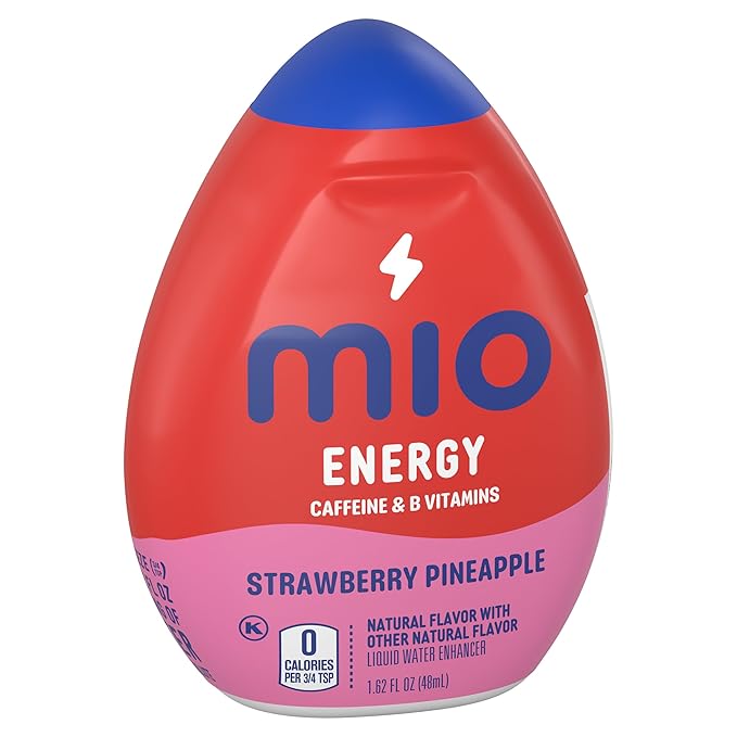 Mio Energy Liquid Water Enhancer, Strawberry Pineapple Smash, 1.62 OZ, 6-Pack