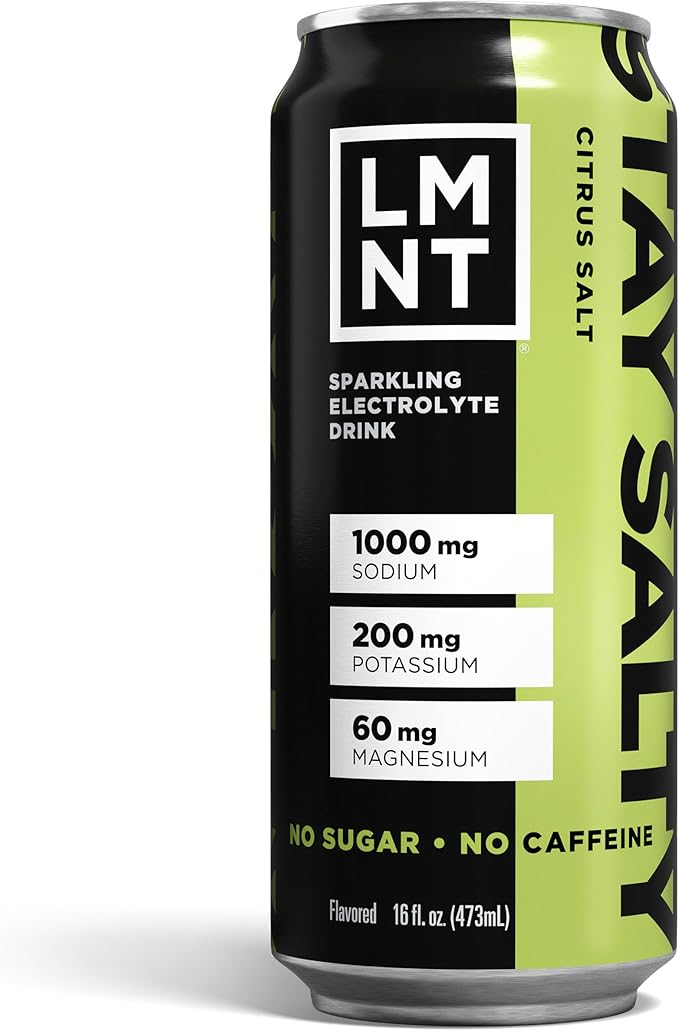 LMNT Sparkling Electrolyte Drink - Citrus Salt | 12-Count