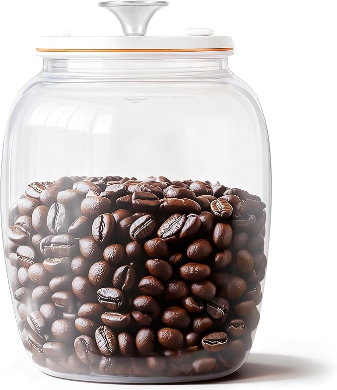 Secura VacGuard Fresh Canister, Electric Vacuum Canister, Smart Storage Container & Coffee Containers for Coffee Beans, Cookie & Pet Food 3 L, 101 oz
