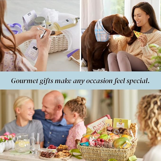 GreatFoods Sincere Sympathy Fruit & Sweets Deluxe Gift Basket, Gourmet Condolence Food Gift with Apples, Pears, Oranges, Crackers, Chocolate, Nuts, Cookies, Cheese, Bereavement Care Package