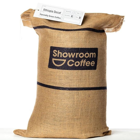 Decaf Ethiopia Unroasted Specialty Green Coffee Beans - Single Origin 100% Arabica - Bulk Wholesale Pricing (66 Pound Bag /30kg)