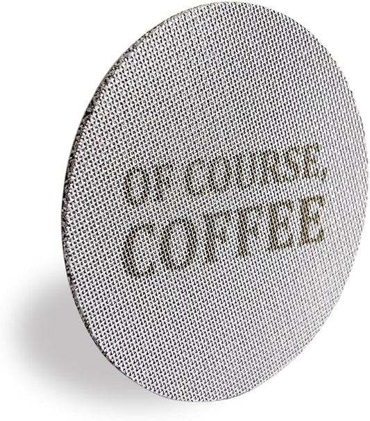 53.5mm Espresso Puck Screen, 1.7mm Thickness, 150μm, Lower Shower, Coffee Filter Mesh For Espresso Portafilter Filter Basket, 316 Stainless Steel